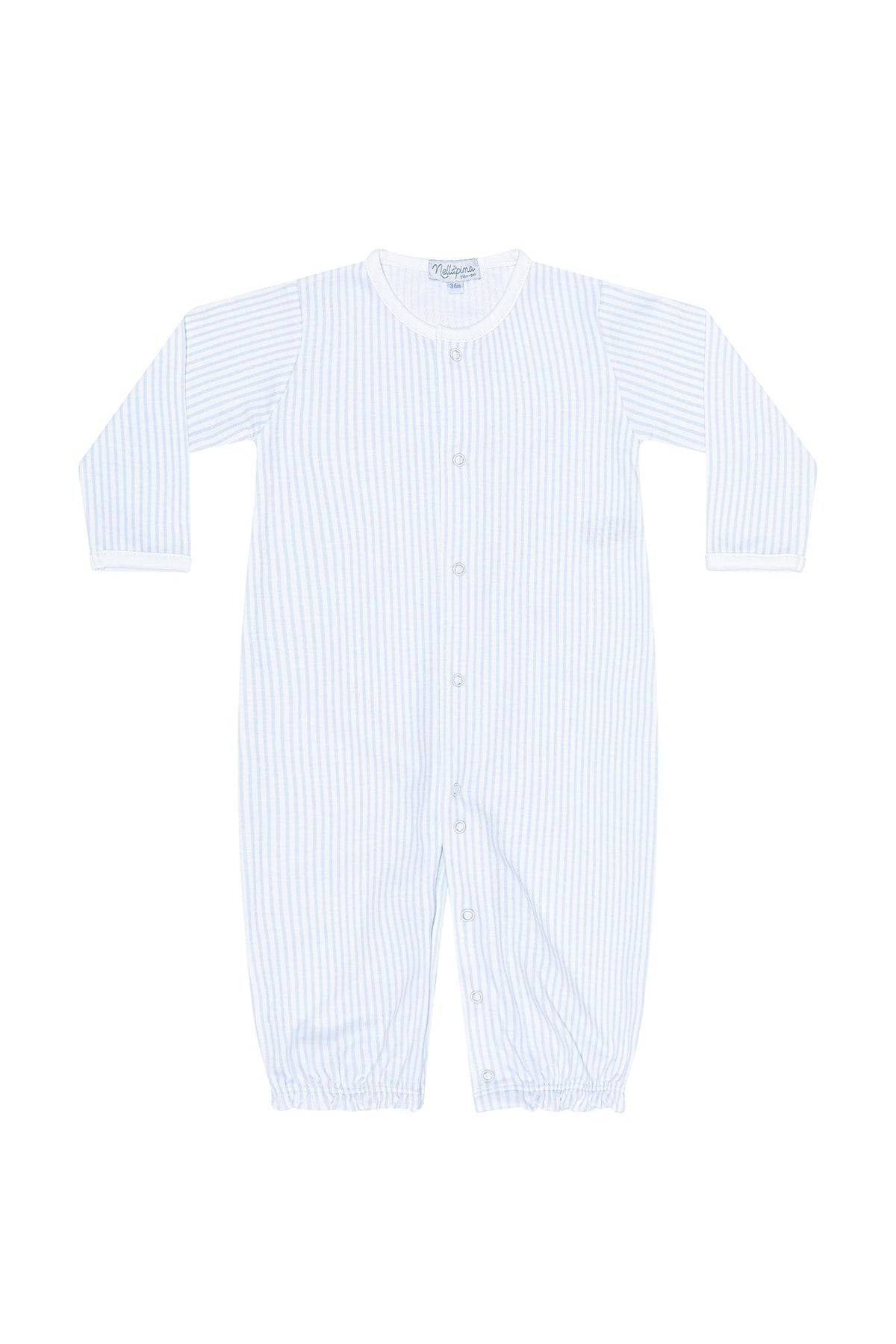 Blue Classic Stripes Converter Gown