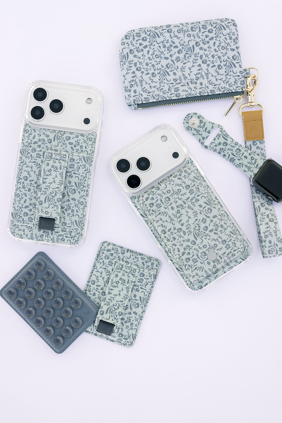 Bluebell Bloom Magnetic Wallet