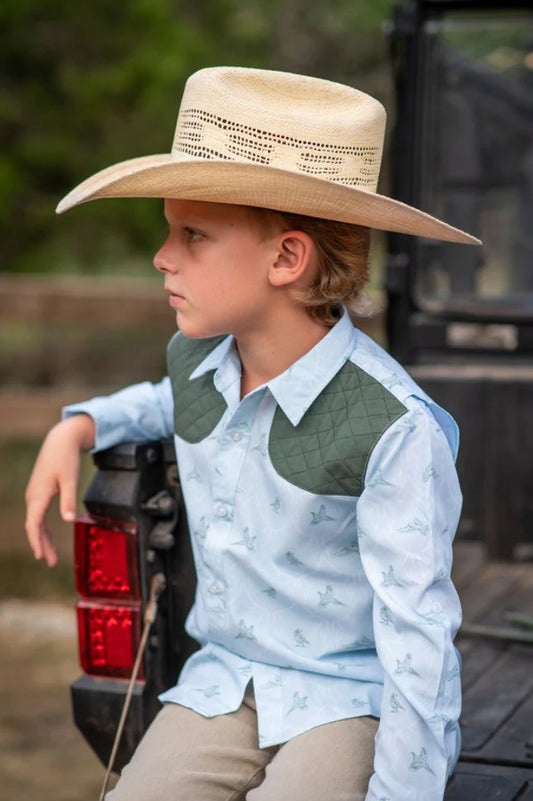 Huntsman Long Sleeve Shirt – Ranch Collection | Boys Performance Button-Up