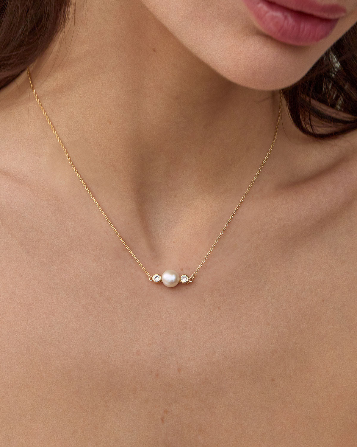 By My Side Pearl Necklace