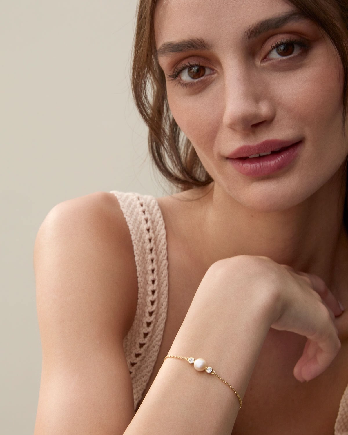 By My Side Pearl Bracelet