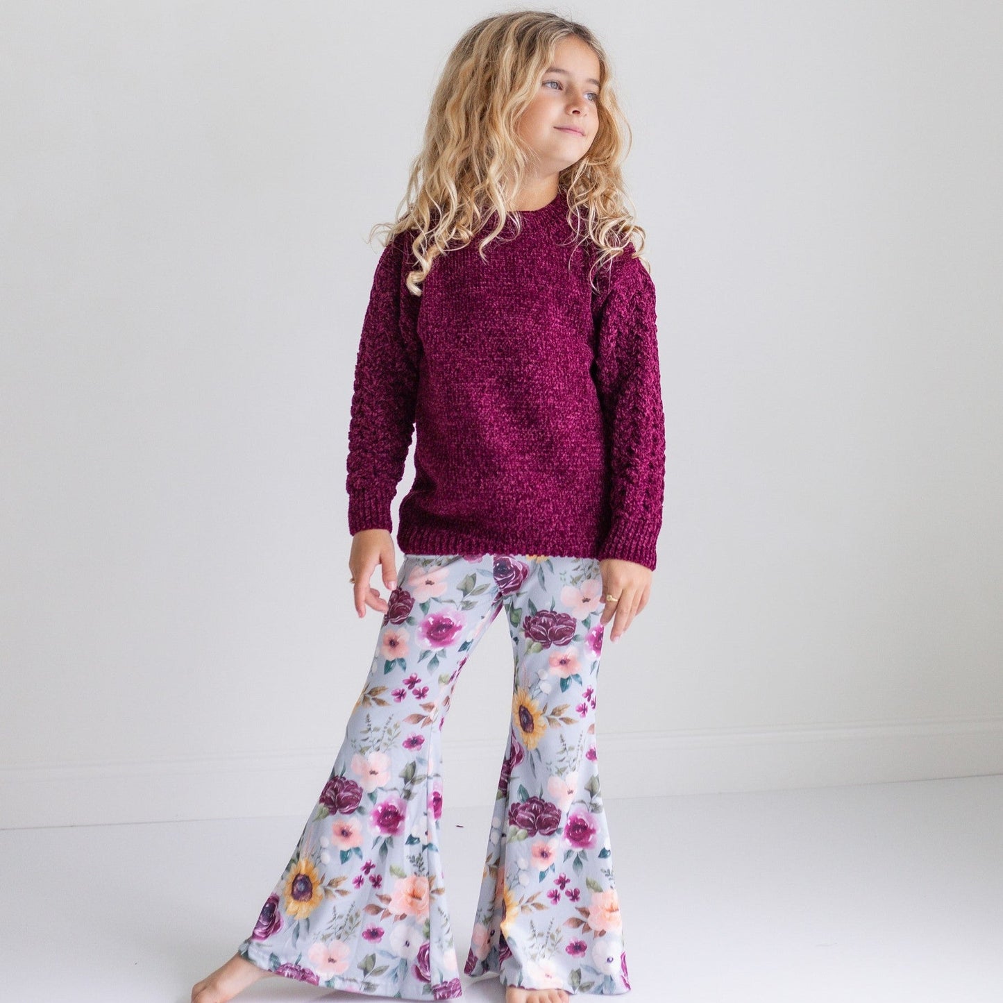Plum Floral Sage Set