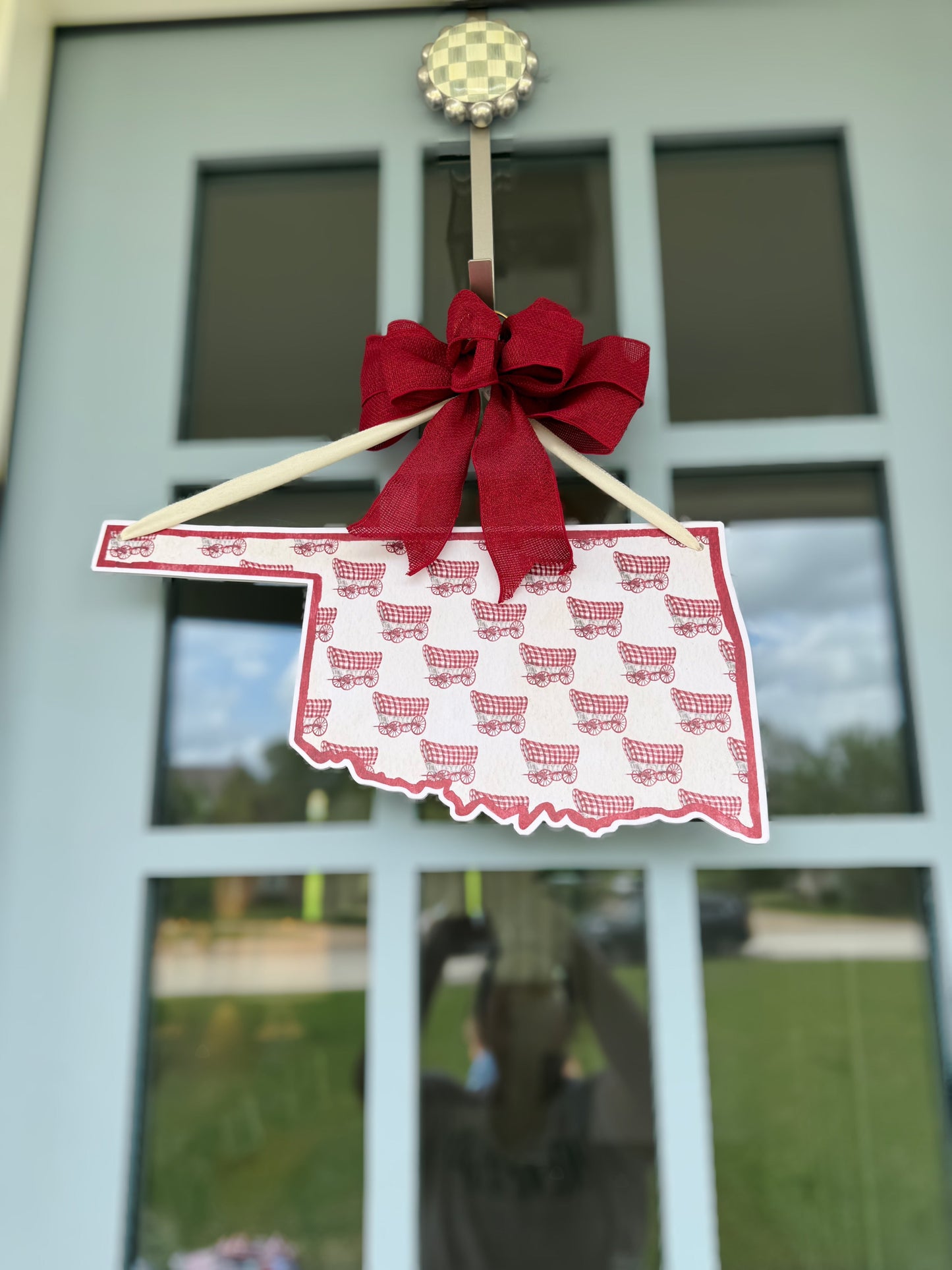 Wagon Patterned Door Hanger