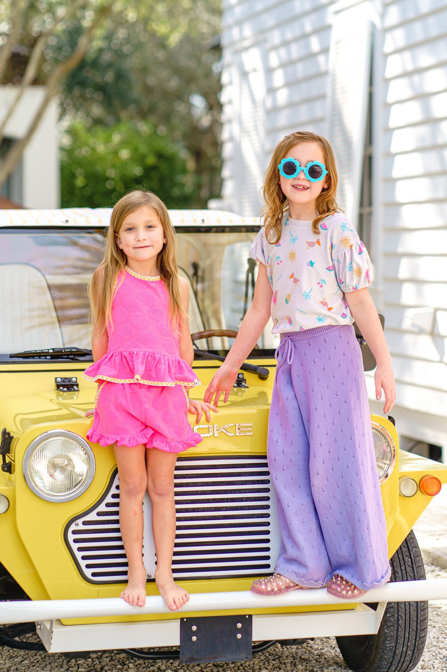 Hot Pink Shell Terry Set