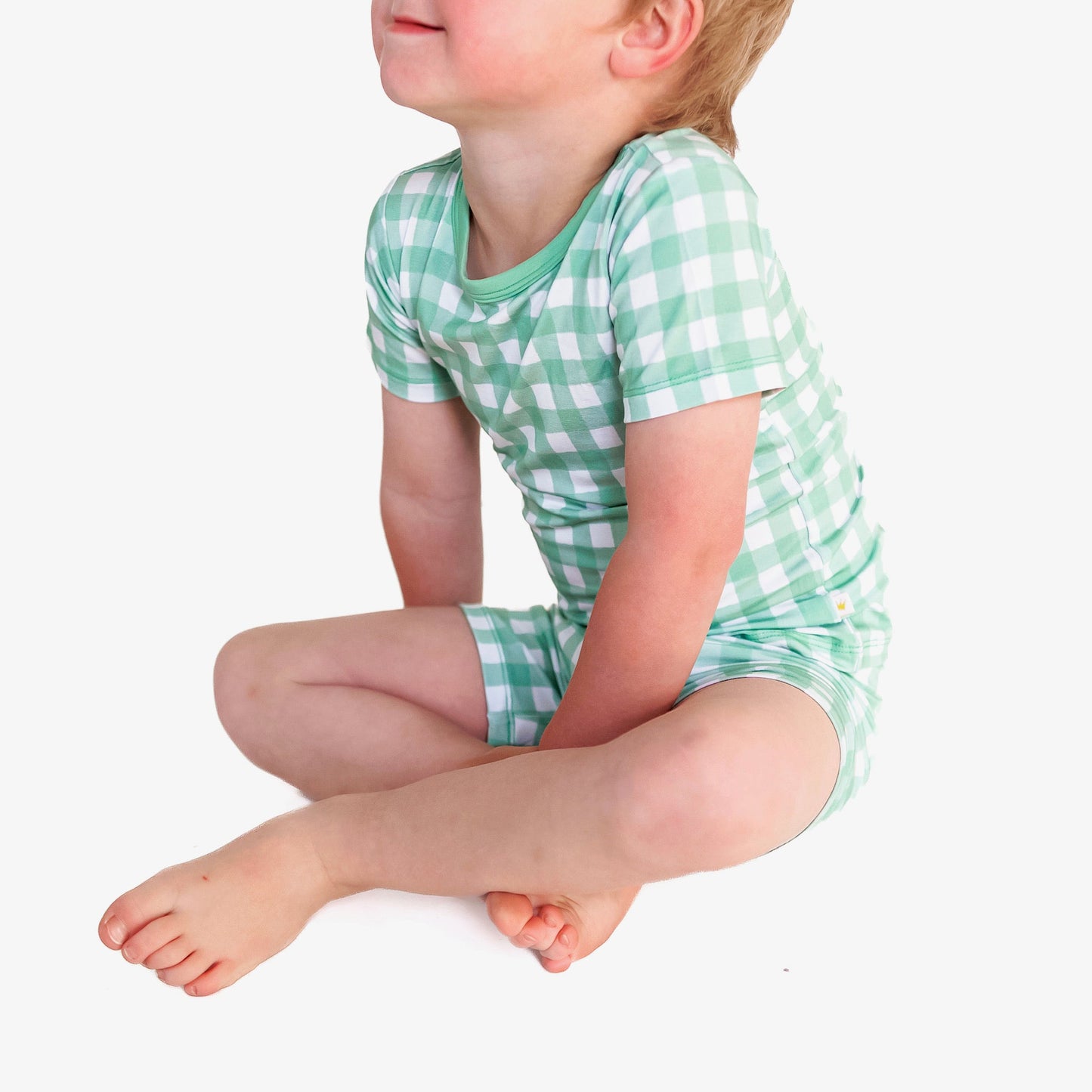Gingham Vine Short Set