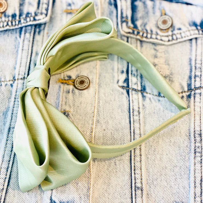 Satin Bow Headband