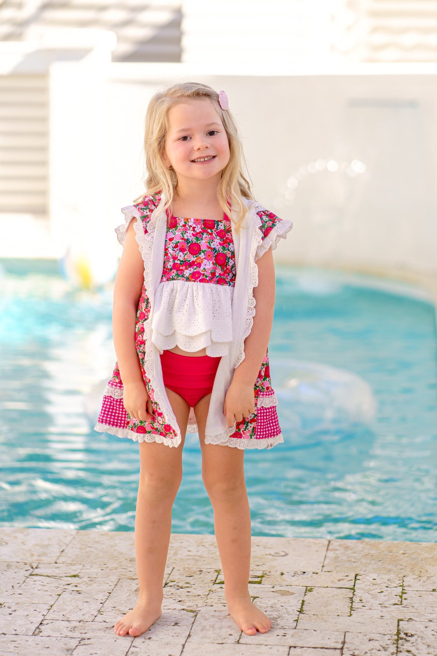 Island Petals Cover Up