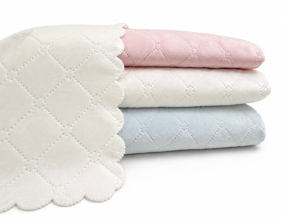 Nanas Single Face Quilted Plush Baby Blanket