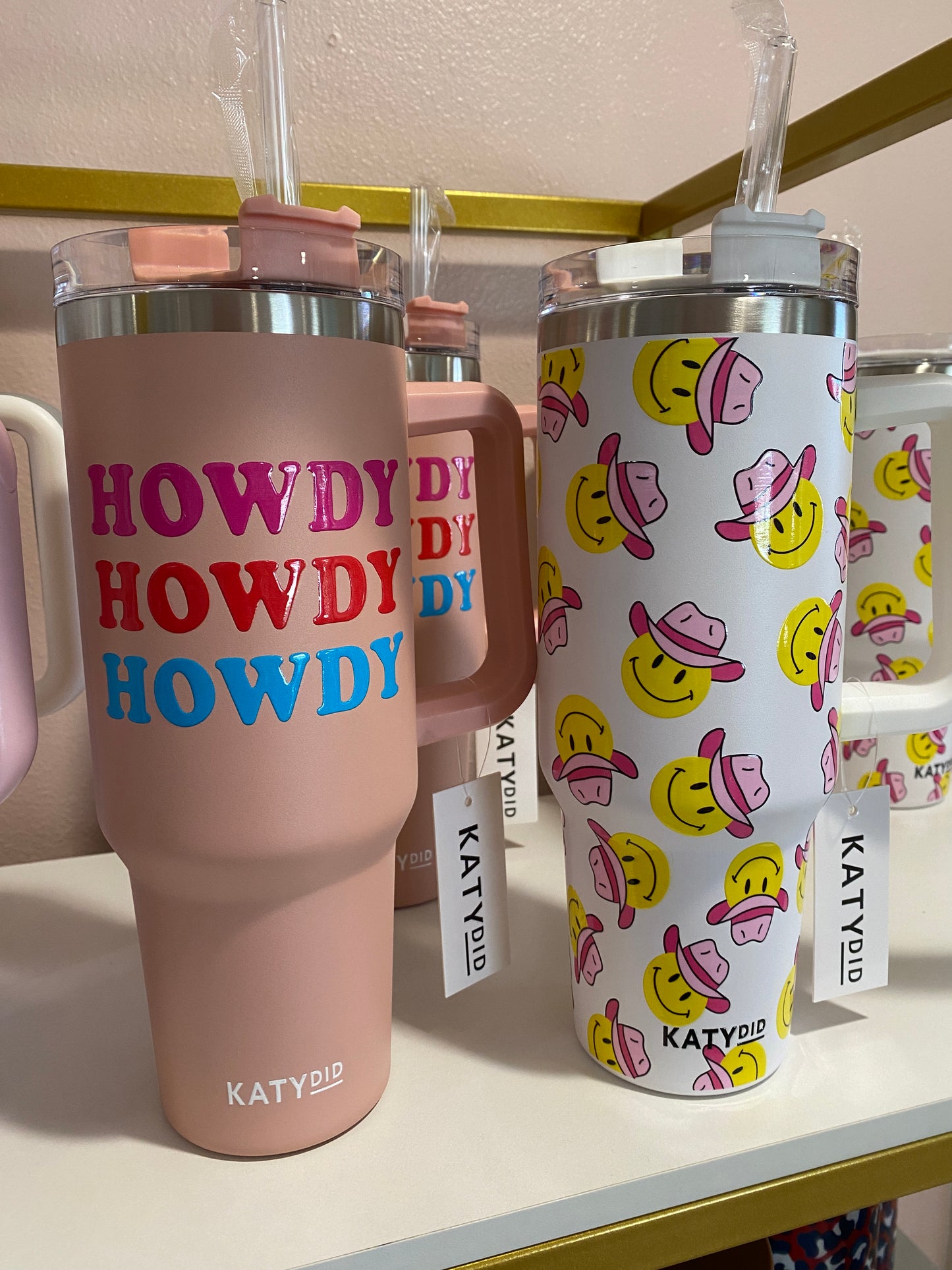 Howdy Western 40 Oz Tumbler With Handle