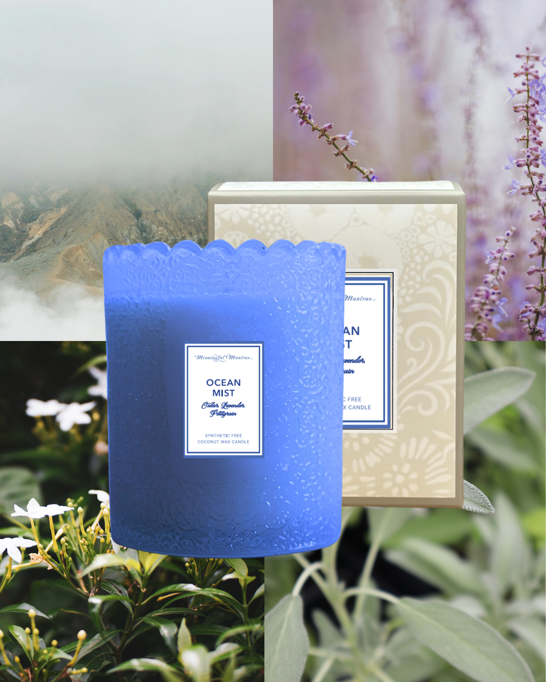Ocean Mist Natural Candle 8oz Kaia Collection