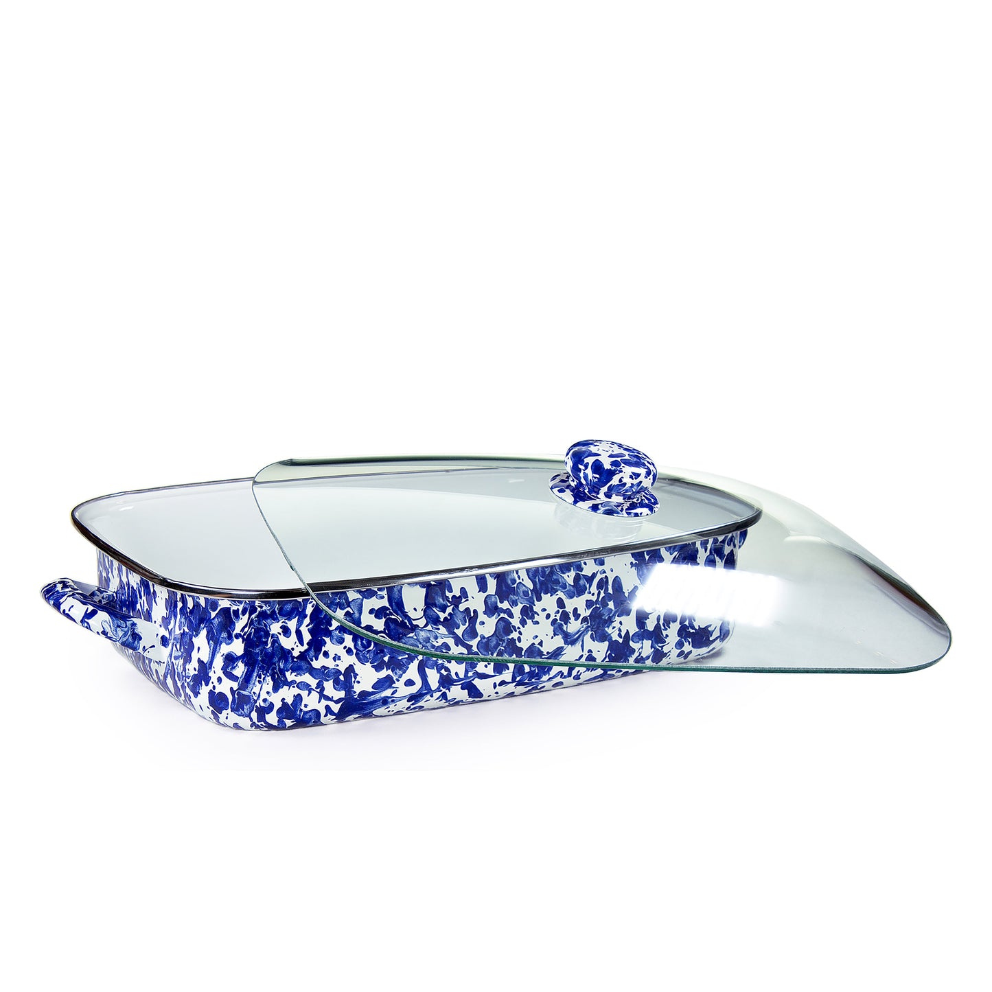 Cobalt Swirl Roasting Pan