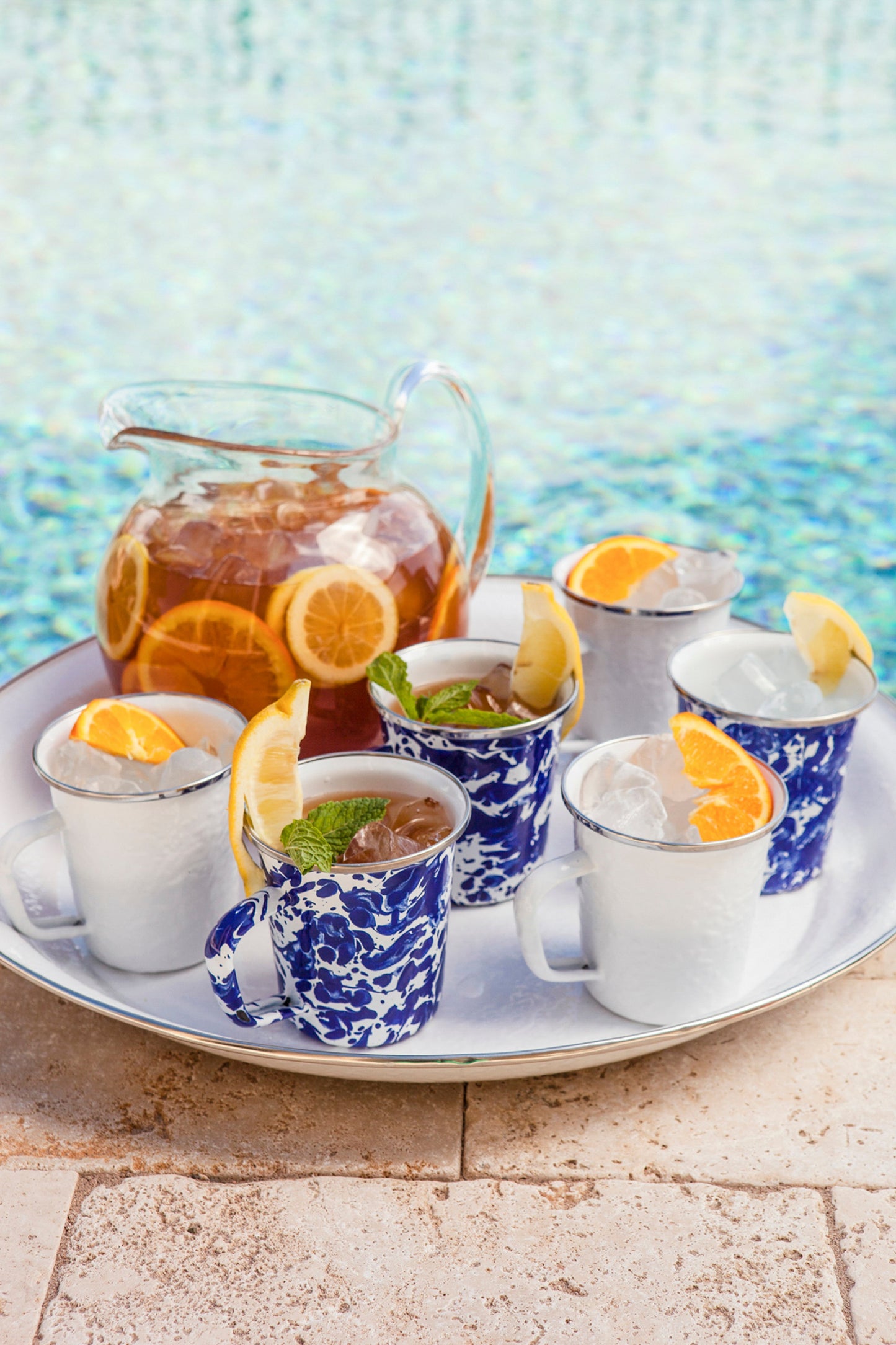 White 16 oz Latte Mugs - Set of 4