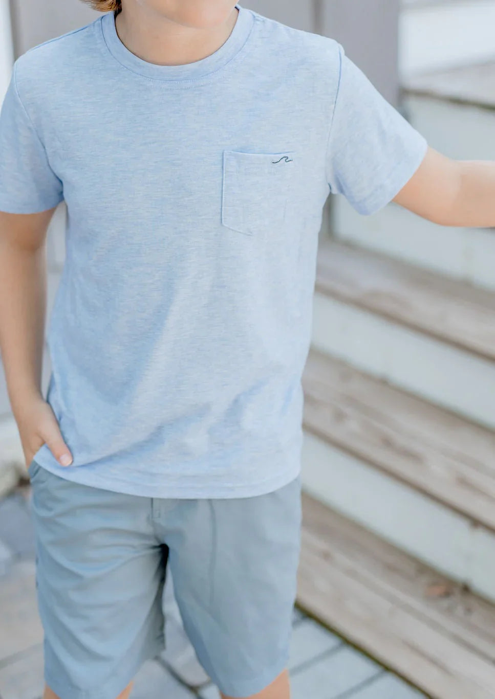 Kid's Bamboo Heathered Tee