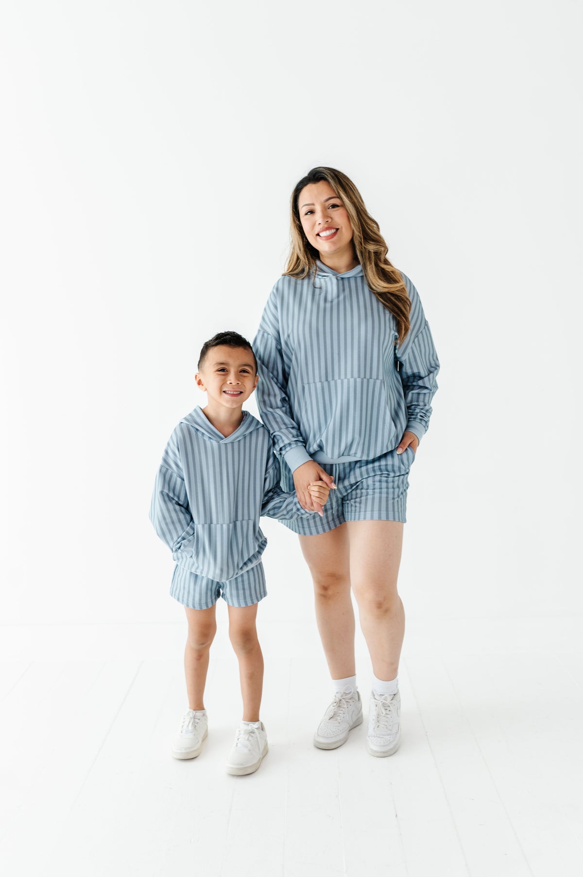 Harbor Stripe Kids Sweat Shorts
