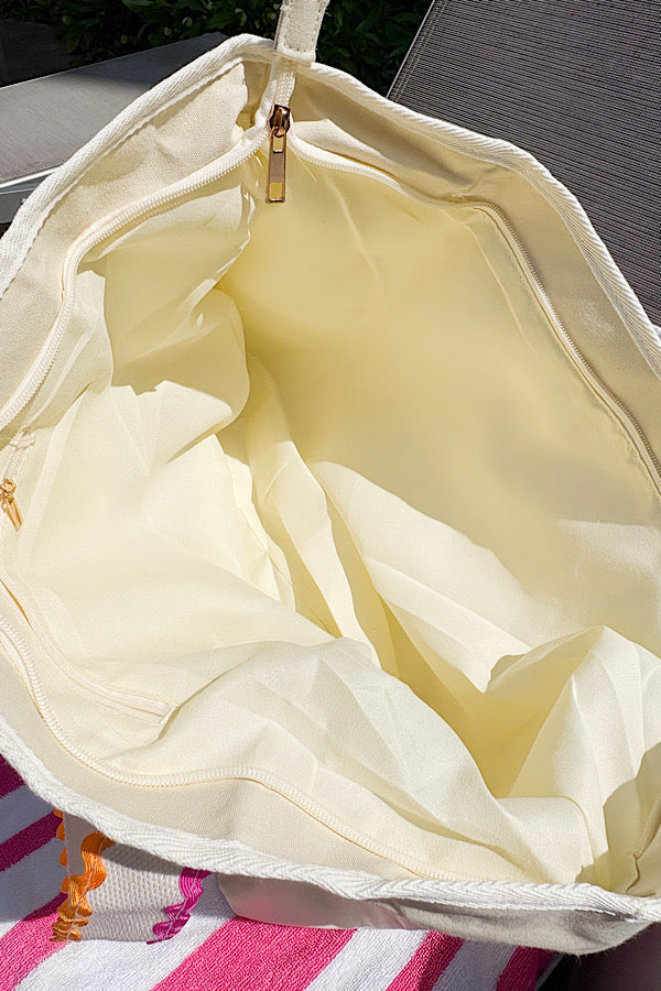 SC - ETA 7/6 - Spencer Rick Rack Trim Tote Bag