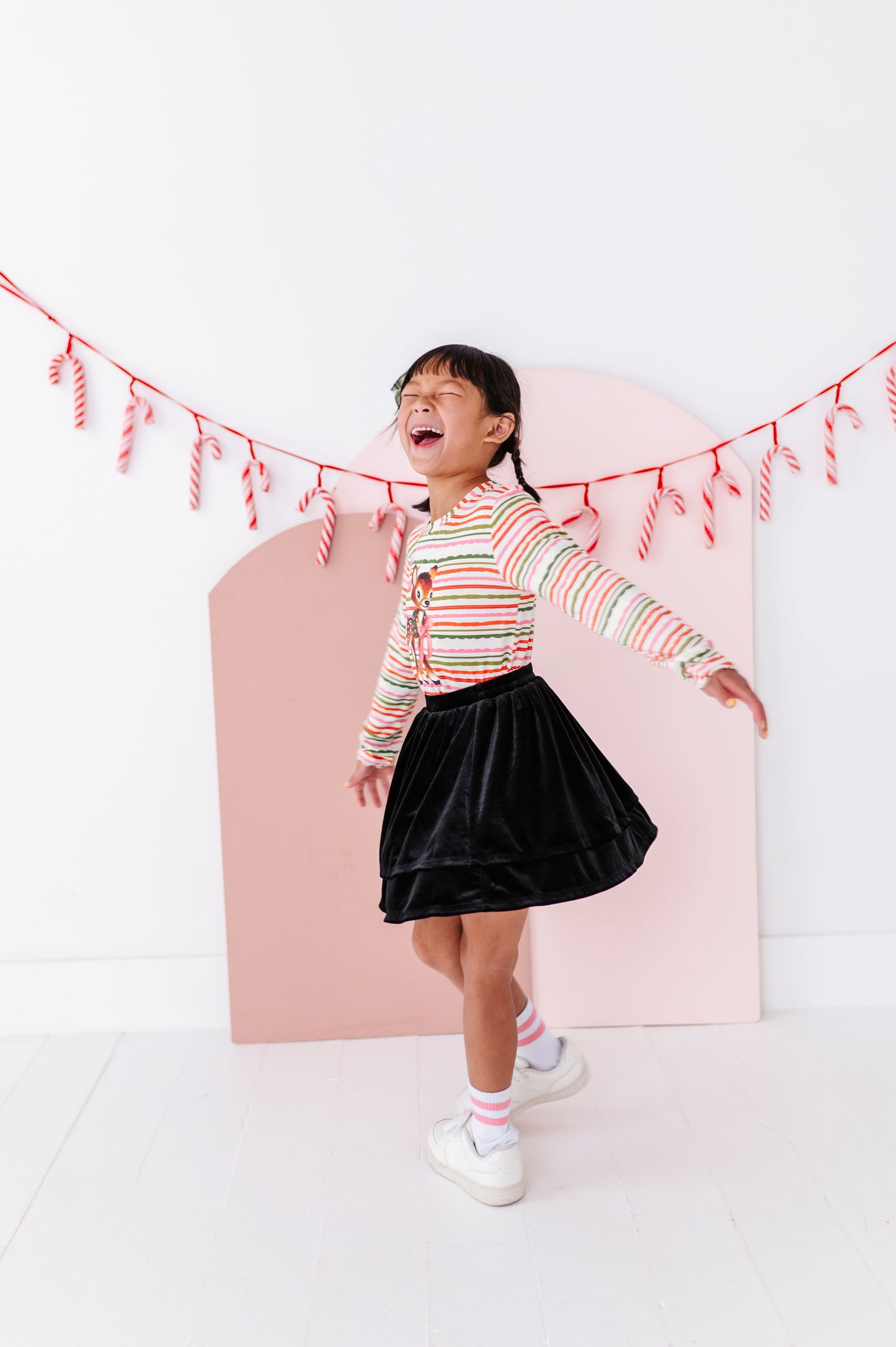 Vintage Reindeer | Bamboo Long Sleeve