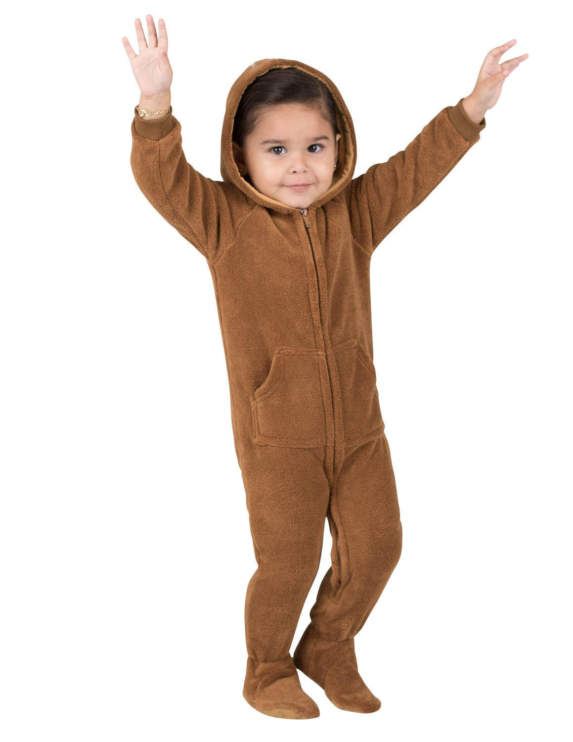Teddy Bear Infant Hoodie Chenille Onesie