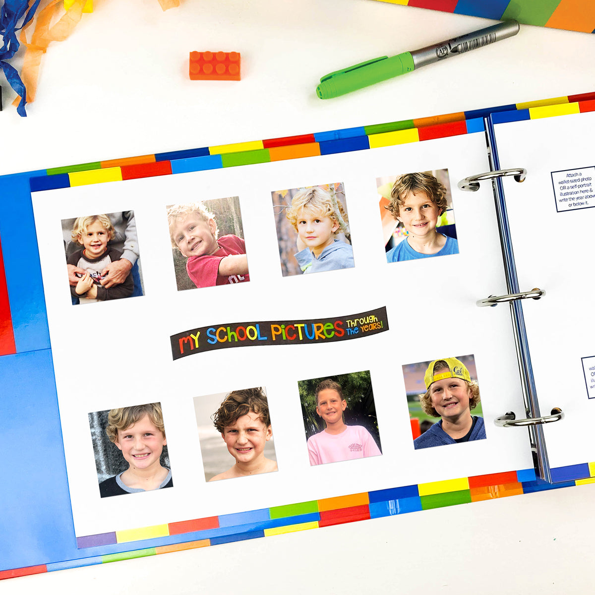 Class Keeper® School Days Memory Book + BONUS App Membership + BONUS Earn & Learn® Chore Chart Pad | (2) Styles