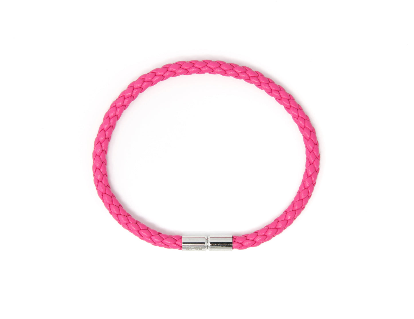 Hot Pink Braided Bracelet