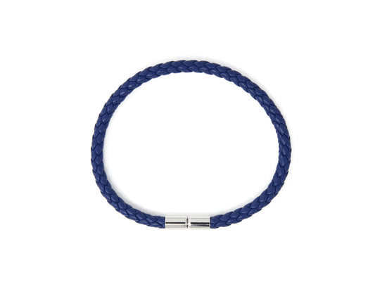 Navy Blue Braided Bracelet