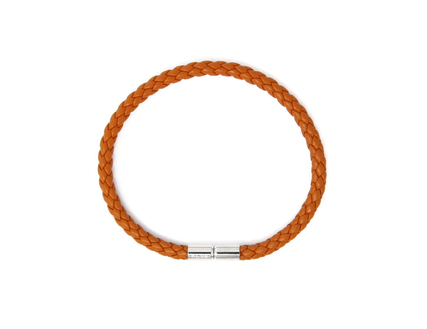 Burnt Orange Braided Bracelet