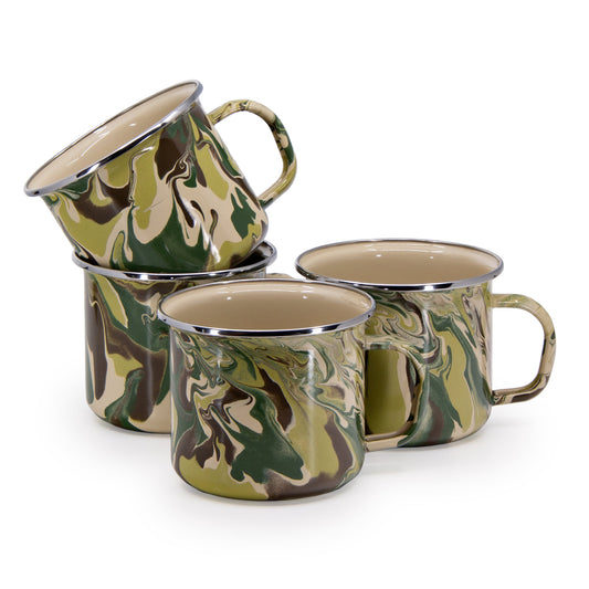 Camouflage 24 oz Grande Mugs - Set of 4
