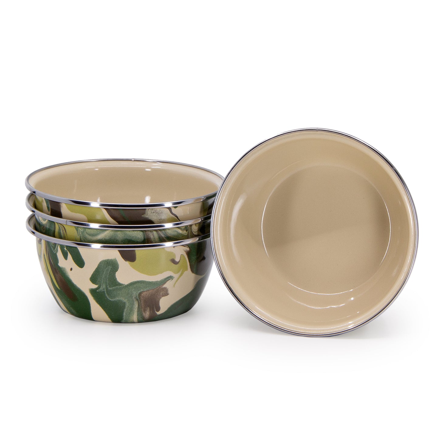 Camouflage Salad Bowls - Set of 4