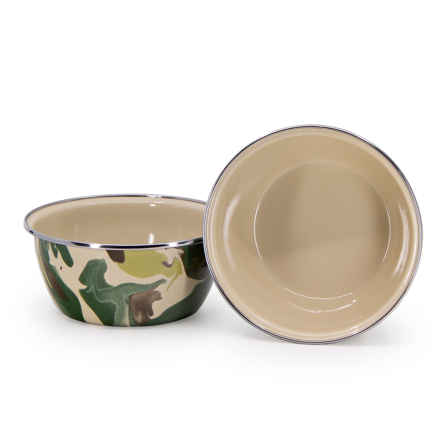 Camouflage Salad Bowls - Set of 4