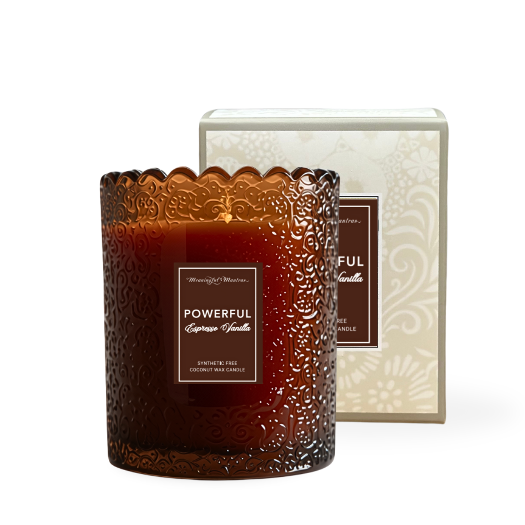 Espresso Vanilla Natural Candle 8oz Kaia Collection