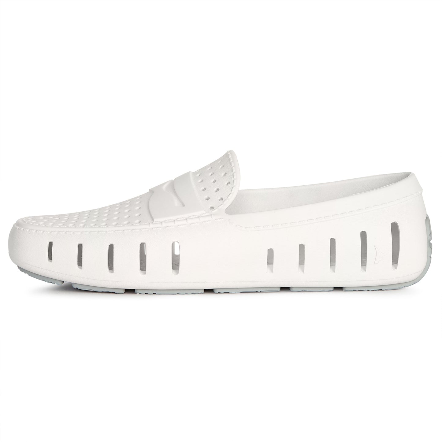 Men's Country Club Bright White Harbor Mist Gray Loafers