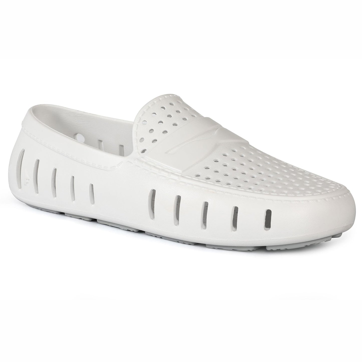 Men's Country Club Bright White Harbor Mist Gray Loafers