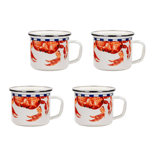 Crab House 24oz Grande Mugs - Set of 4