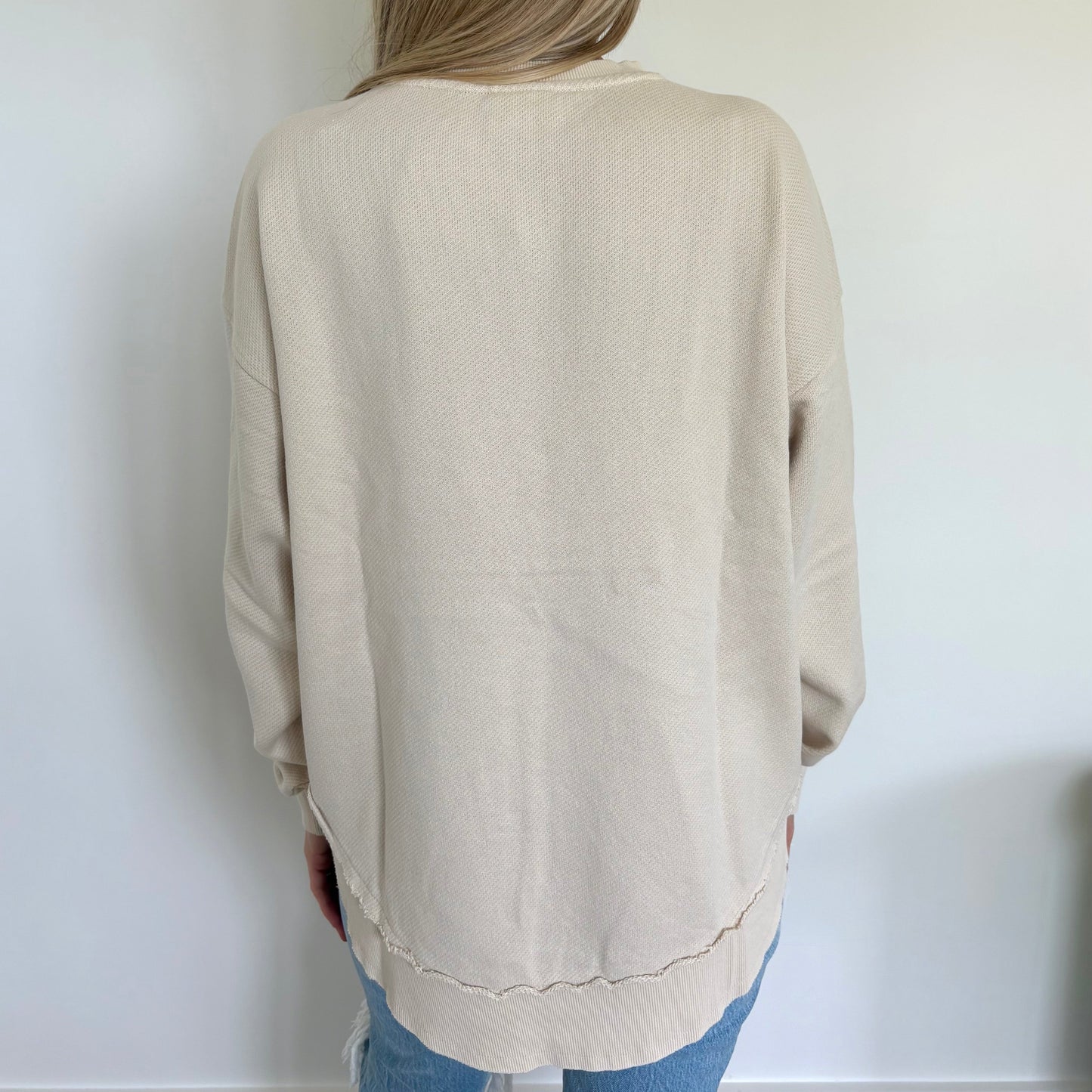 Tapioca Oversized Terry Poncho