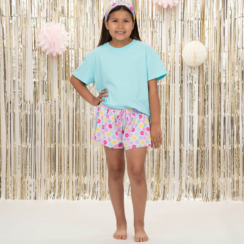 Good Day Smiley Butterfly Flowy Short