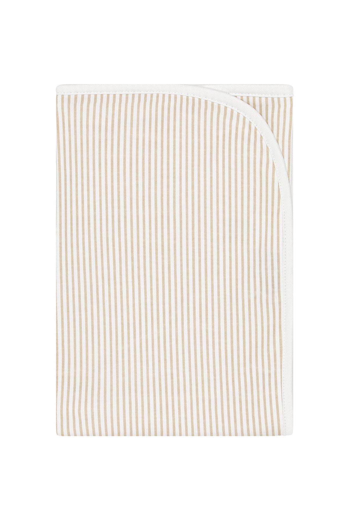Camel Classic Stripes Receiving Blanket