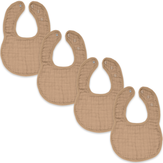Muslin Bibs in Cedar