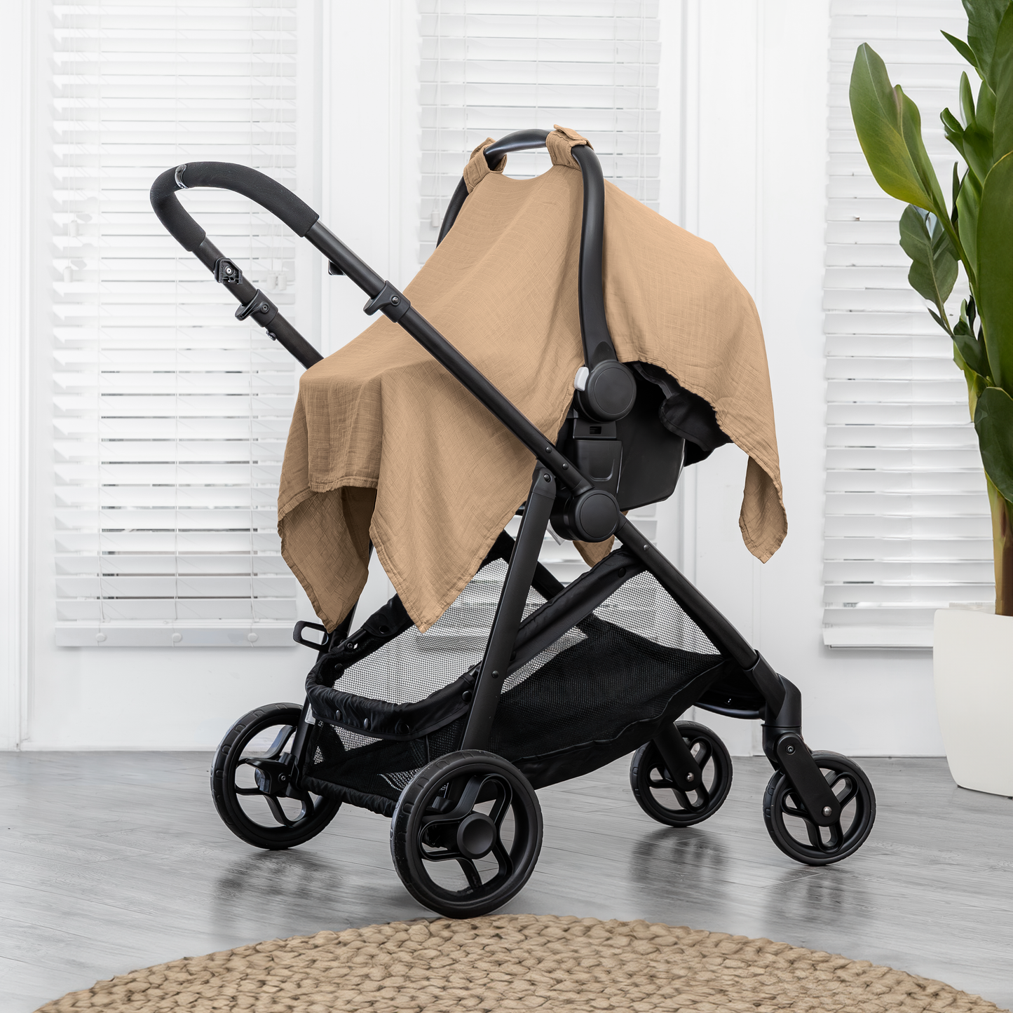 Baby Car Seat Cover in Cedar