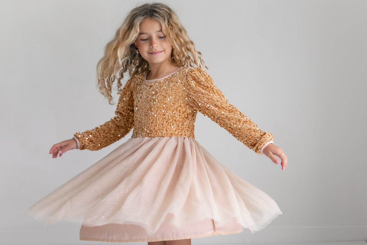 Champaign Sequin Dress