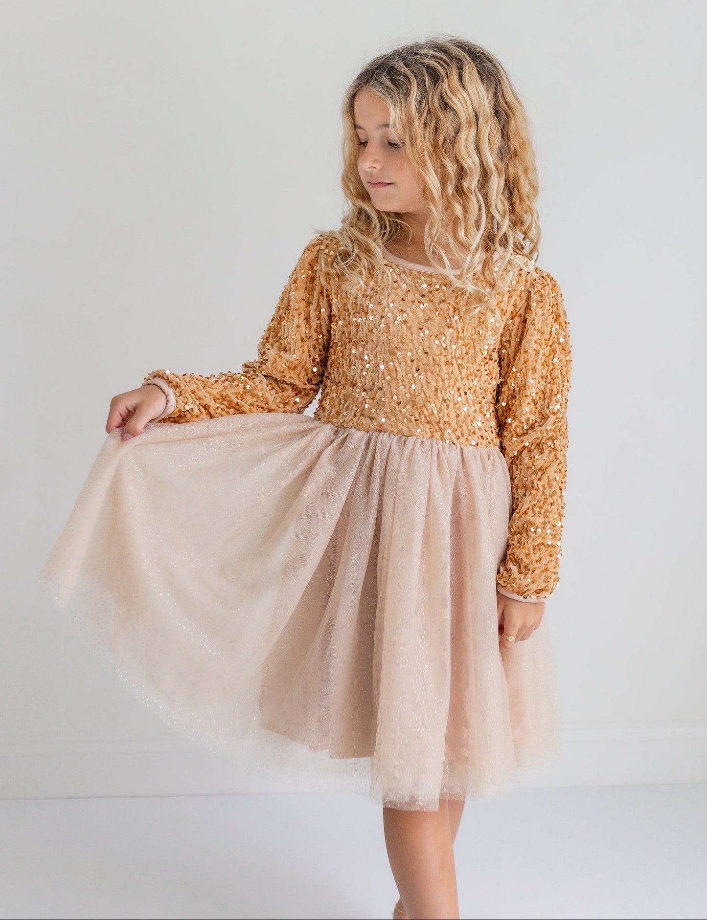Champaign Sequin Dress
