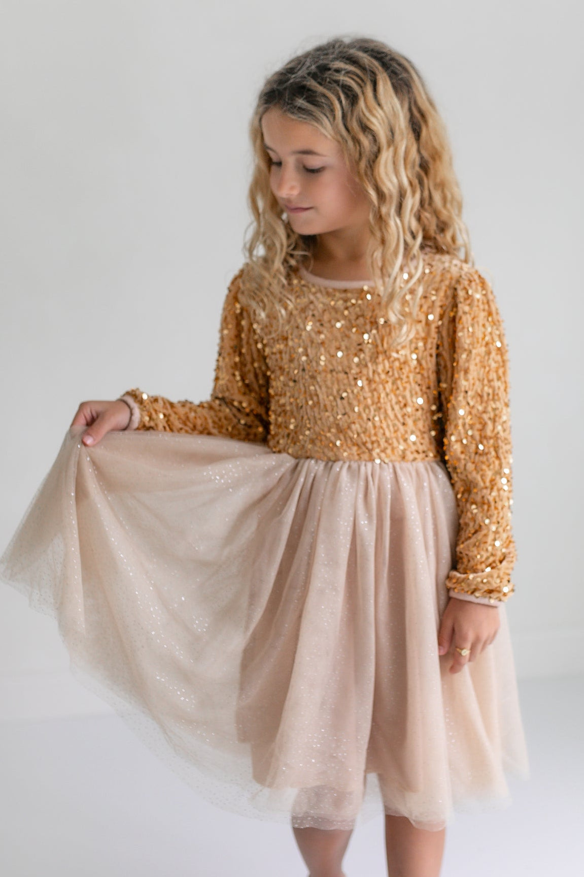 Champaign Sequin Dress