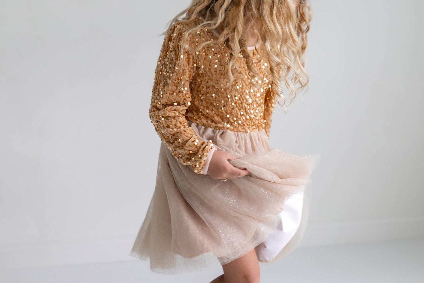 Champaign Sequin Dress