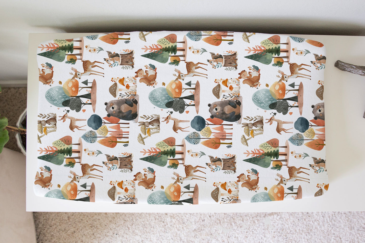 Changing Pad Cover - Enchanted Forest