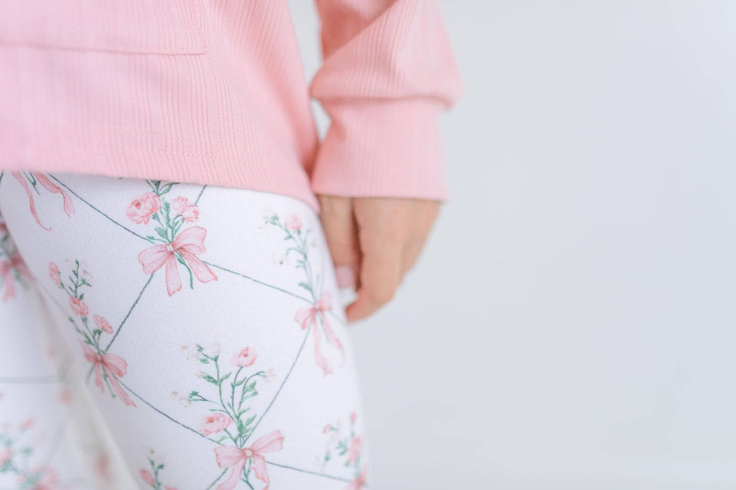 Coquette Pink Bow Hooded Pant Set