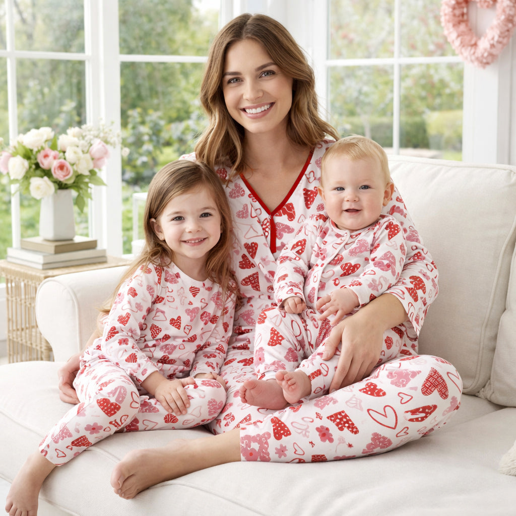 Sweethearts Women's Bamboo Pajamas - Mommy and Me