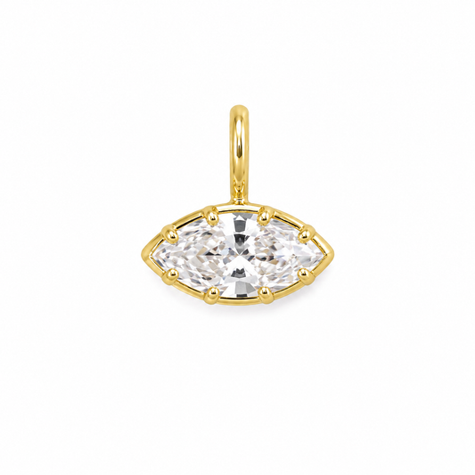 East To West Bezel Charm