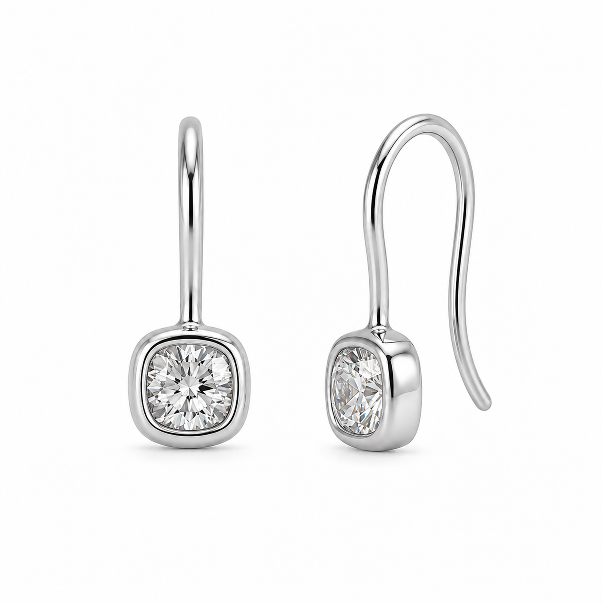 Sloane Bezel Earrings