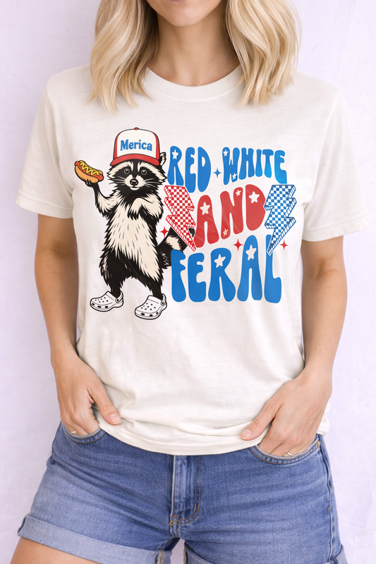 *Red White & Feral Tee