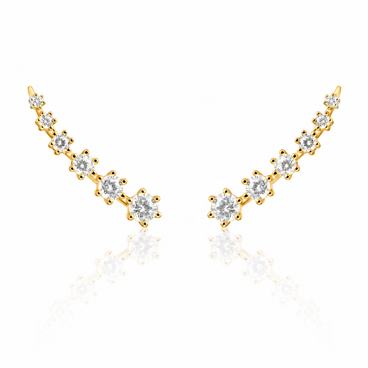 Celina CZ Bar Earring