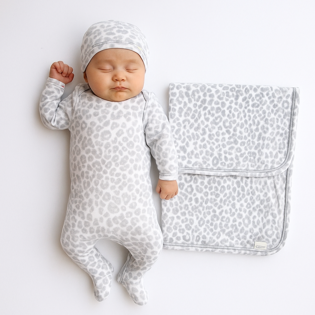 Brushed Hacci Animal Newborn Essentials Set