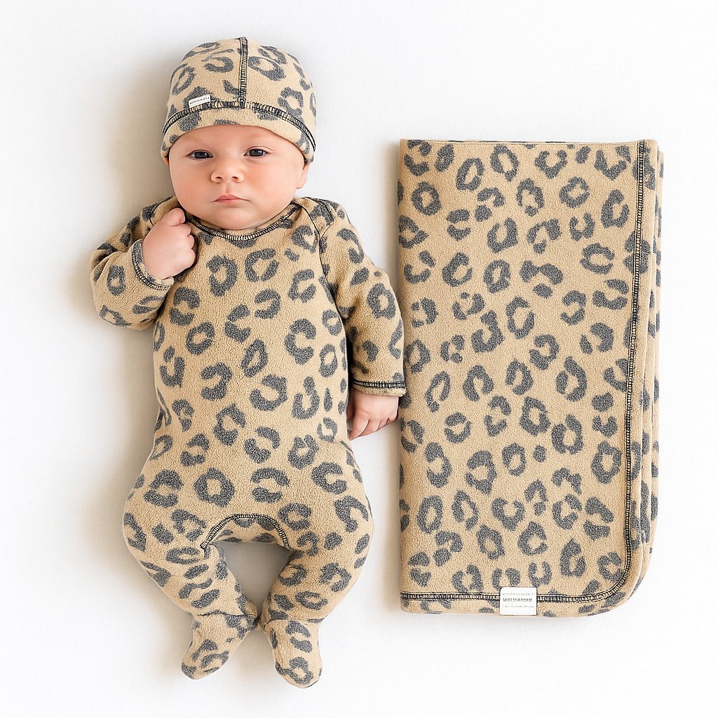 Brushed Hacci Animal Newborn Essentials Set